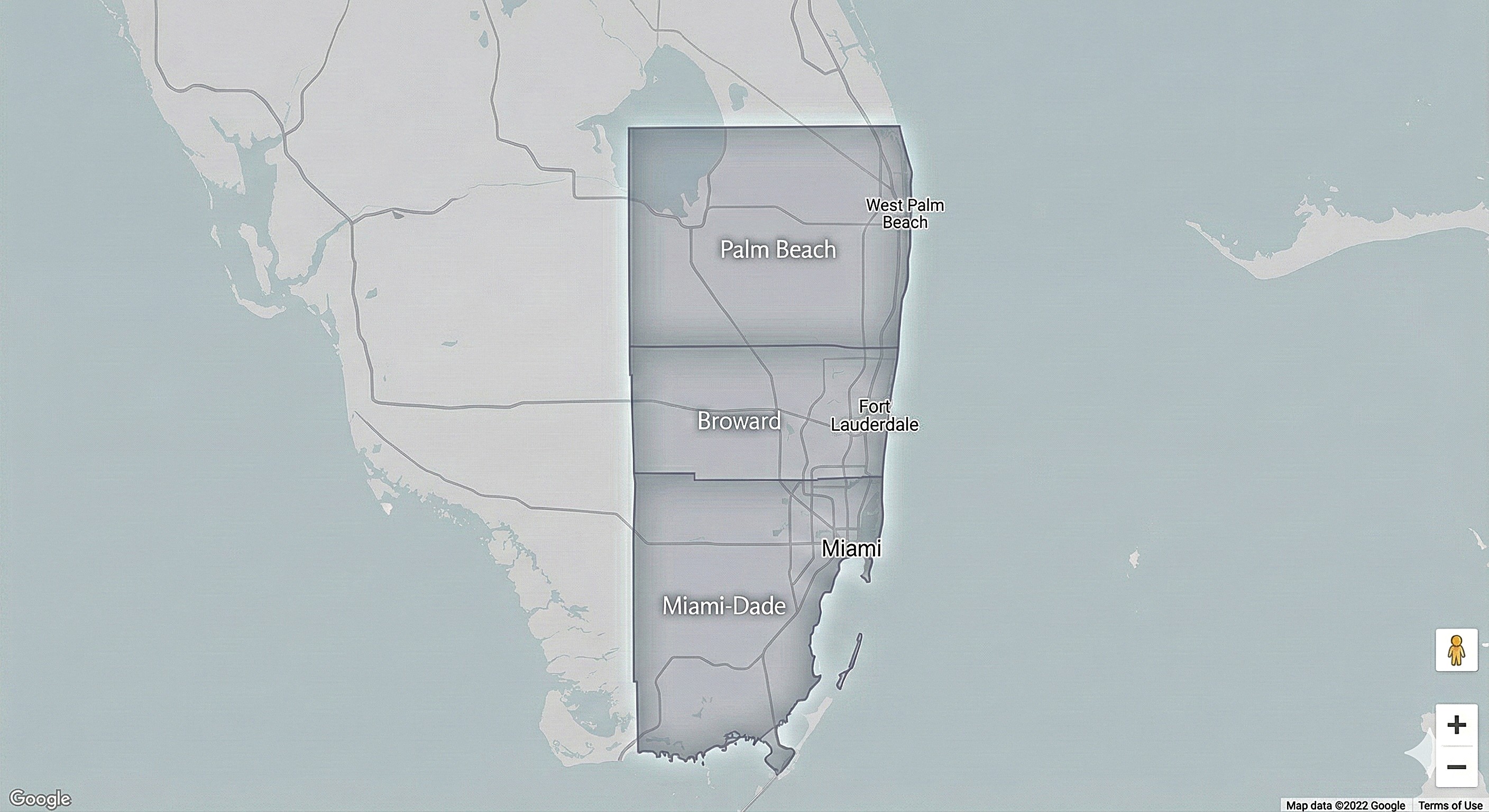 Service area map